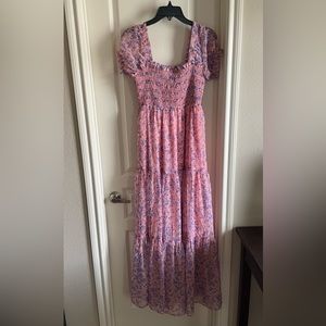 Buddy Love Hattie Smocked Maxi Dress